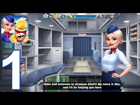 Airplane Chefs: Cooking Game - Gameplay Walkthrough Part 1 - Tutorial + Level 1-5 (Android, iOS) - YouTube