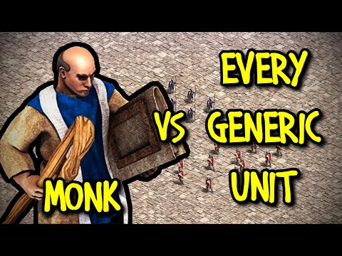 MONK vs EVERY GENERIC UNIT | AoE II: Definitive Edition