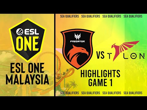 Game 1 Highlights: TNC Predator vs Talon Esports | ESL One Malaysia 2022  SEA Closed Qualifier