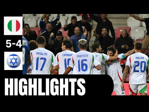 Italy vs Israel 5-4 • Highlights