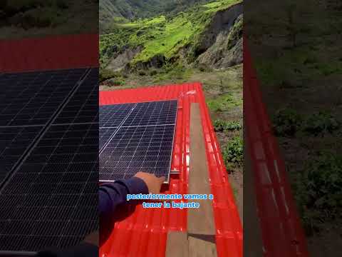 Sistema instalado en Chunchi, Chimborazo.