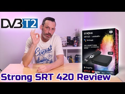 Strong SRT420 Android TV Box with HDTV Receiver for DVB-T2 Free-To-Air TV