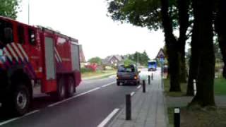 preview picture of video 'Brandweer Harskamp op weg naar bosbrand Harskamperweg Kootwijkerbroek 29-05-2010'