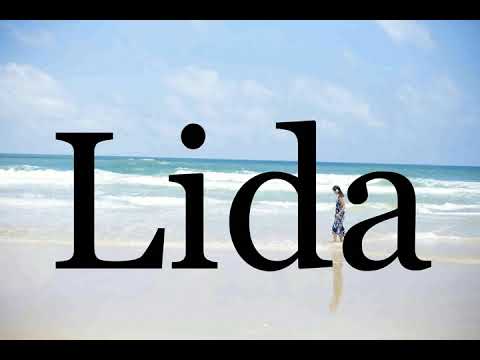 How To Pronounce Lida🌈🌈🌈🌈🌈🌈Pronunciation Of Lida