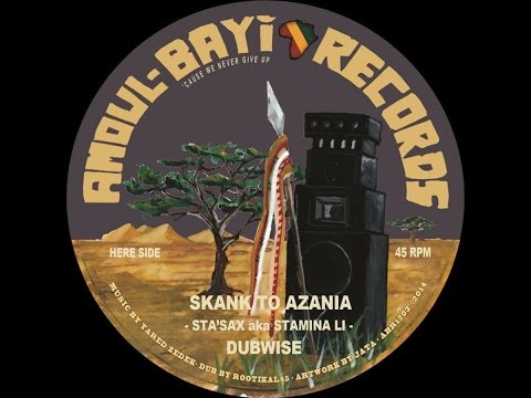 Skank To Azania & Dub - Stamina Li Sta Sax (Amoul bayi Records 12")