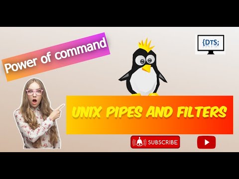 Unix Pipes and Filters Understanding via a short clip