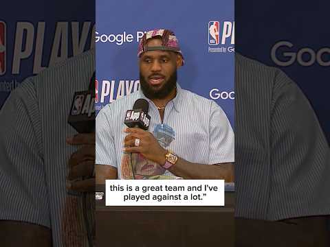 “They do not have a weakness offensively” – LeBron talks the Nuggets! #Shorts