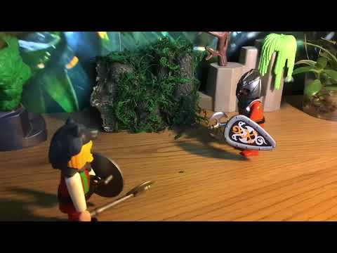 viking vs dragon knight battle | playmobil stopmotion
