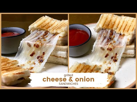Grilled Cheese And Onion Sandwich | Easy Grilled Cheese Recipe