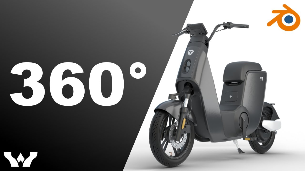 Patinete Yadea v7 Modelo 3D