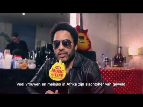 Music For Life: Lenny Kravitz steun Mama's for Africa