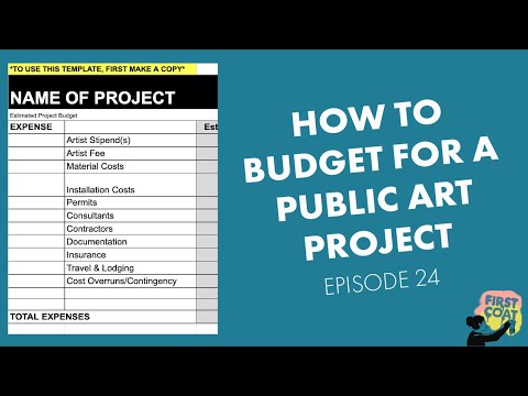 How to Budget for a Public Art Podcast - Ep 24