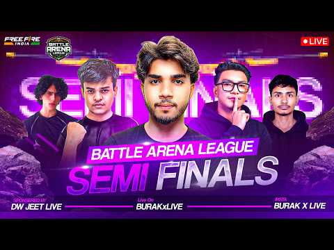 Battle Arena League 🏆 SEMI FINAL DAY-2 🚀 FT - S8ULELITE , NG PROS , GG , HN ESPORTS- free fire live