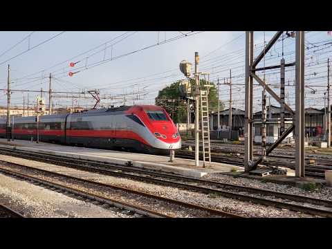 🇮🇹 UltraHD 4K Frecciarossa ETR500-40 with train AV 9743 Torino-Venice