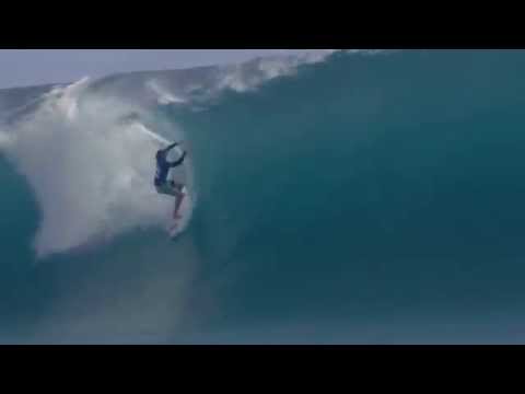 Kai Otton wipeout Round 1 Billabong Pro Tahiti