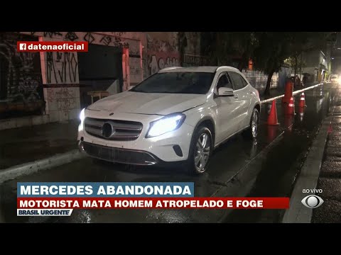 MOTORISTA MATA HOMEM ATROPELADO EM SP E FOGE