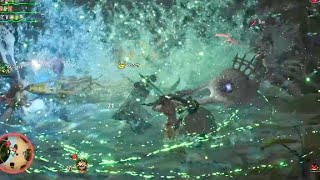 とある日の野良マルチ。狩猟笛が3人集まったら狩場が響玉でキラキラでワロタwww【MHWilds】【モンハンワイルズ】