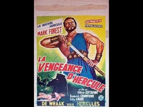 REVENGE OF HERCULES, 1960, Mark Forest. Trailer in Italian.