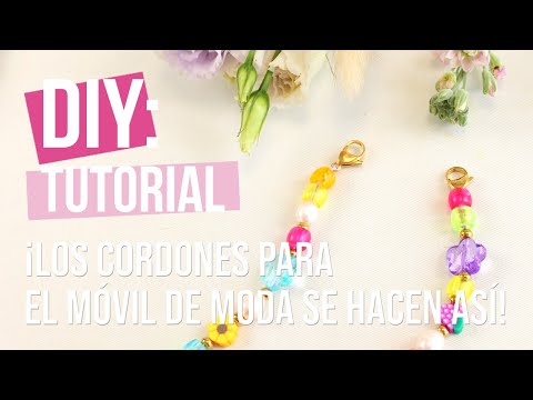 Tutorial DIY: ¡Los cordones para el móvil de moda se hacen así! | Mayorista en abalorios y joyería