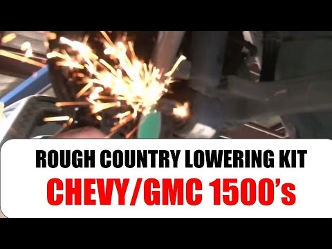 Rough Country Lower Kit Installation - Chevy/GMC 1500 Truck Lowering Kit - Tutorial and Review