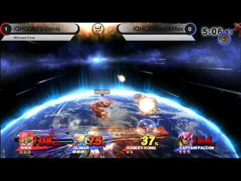 Smash Attack 6 - SSB4 Customs 2v2 - Winners Final - Will+Vinnie vs Dabuz+Max
