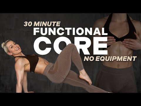 30 MIN FUNCTIONAL CORE WORKOUT | No Equipment | No Repeat | W. Modifications | Ab Exercises