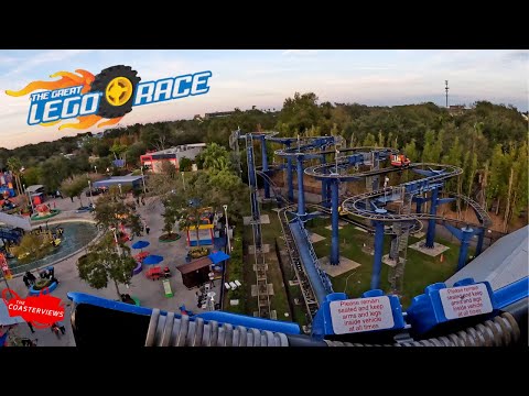 Front row point of view footage of Great Lego Race
