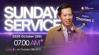 Download lagu Ibadah Minggu ONSITE | Ps. Thomas Jahja | 26 Oktober 2025 | Pkl. 07.00 WIB | GBI WTC Serpong mp3