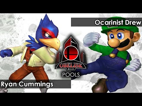 Melee: Ryan Cummings (Falco) V Ocarinist Drew (Luigi) - Obelisk 67 Tournament SSBM