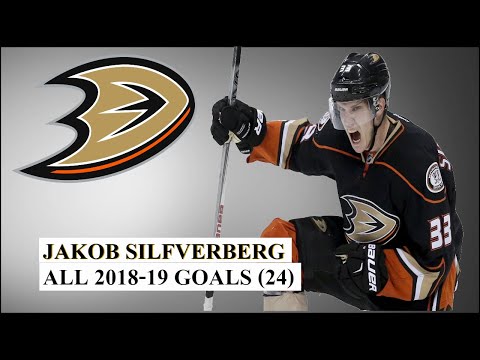 Jakob Silfverberg (#33) All 24 Goals of the 2018-19 NHL Season