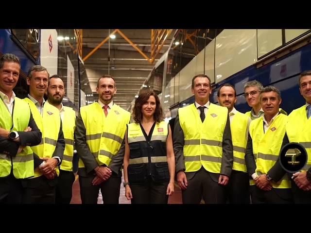 Díaz Ayuso presenta el primero de los 48 nuevos trenes autónomos
