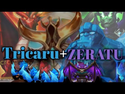 Tricaru + ZERATU in Dungeons | Meta Team  in G b12, D b12, N b12 & Punisher b10
