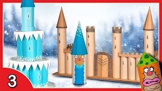 How to Make a Fairytale Castle from Cardboard & Toilet Rolls | DIY Crafts & Projects ⭐ Box Xmas #3