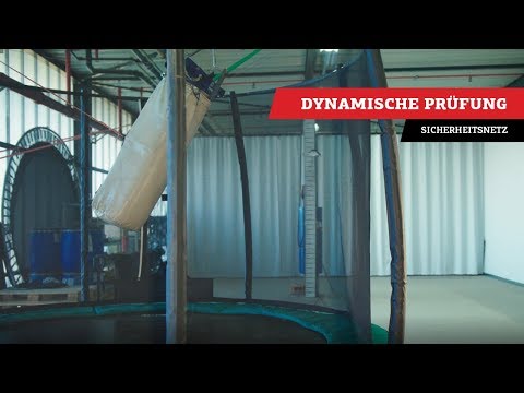 BERG Sicherheitsnetze | Dynamische prüfung des Sicherheitsnetzes