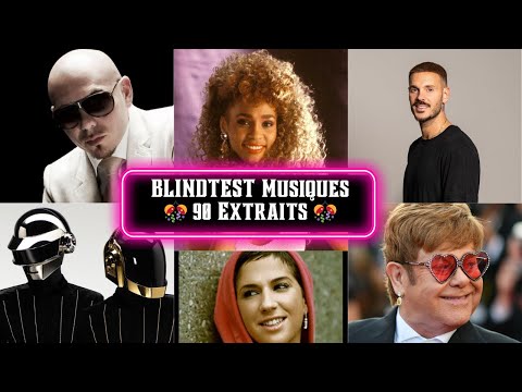 BLINDTEST MUSIQUES - 90 Extraits (1970 à 2025)