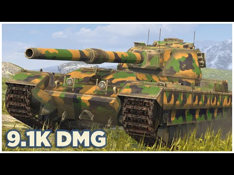 FV215b • 9.1K DAMAGE • WoT Blitz