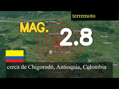 😱🚨  Terremoto cerca de Chigorodó, Antioquia, Colombia actualizaciones en vivo hoy: Terremoto de magn
