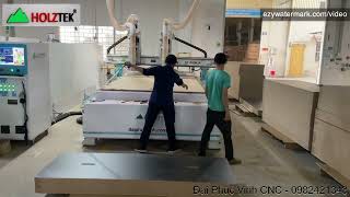 Holztek / máy phay cnc trung tâm 2 đầu thay dao bàn lớn 1800x5000mm HT-1850R2A