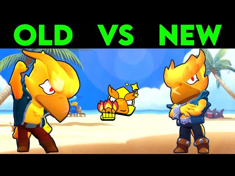 Phoenix Crow Remodel Brawl Stars | Old Phoenix Crow vs New Phoenix Crow Comparison! #enchantedwoods