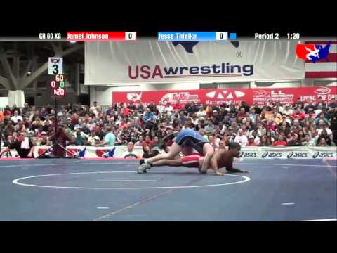Jamel Johnson vs. Jesse Thielke at 2013 Las Vegas/ASICS U.S. Open