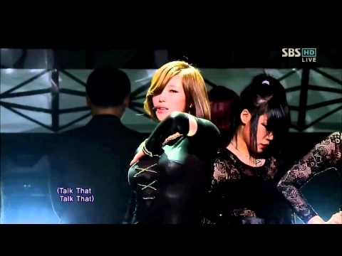 [121209] SBS Inkigayo Secret - Talk That  ( FANCHANT ) Cut