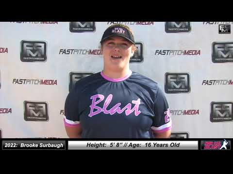 2022 Brooke Surbaugh Committed Denison University Pitcher Softball Skills Video - Norcal Blast