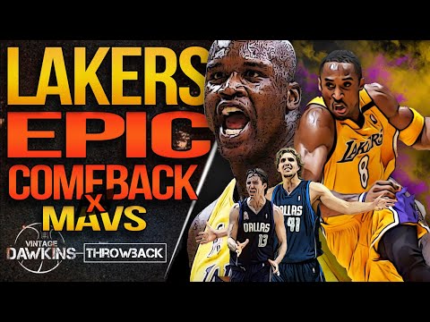 The Game Kobe, SHAQ & The Lakers ERASED a 30 Pts Deficit vs Mavs, 27 in 4th! 🐐🐐