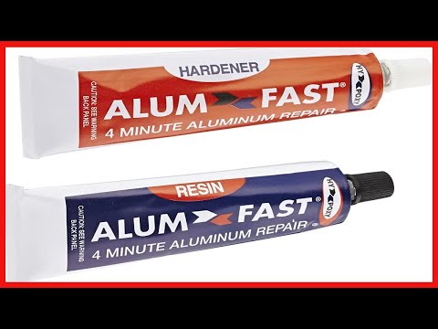Hy-poxy alumfast - rapid cure aluminum putty repair kit h-45...