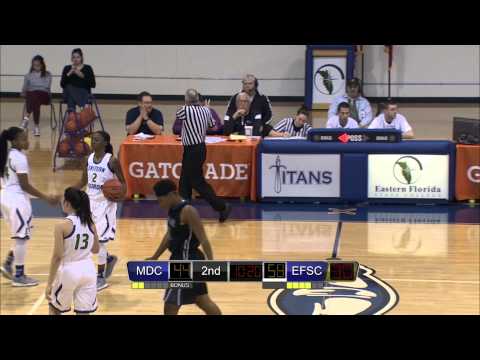 EFSC vs MDC Women's Basketball Jan. 31, 2015