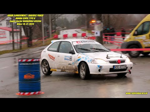 ADAM FLORKIEWICZ / DARIUSZ PANEK - HONDA CIVIC - Super Sprint BARBÓRKA BIECKA Biecz 15-12-2024