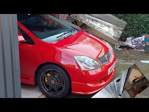 Honda Ep3 Type R inner sill rust repair