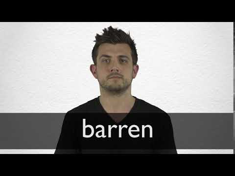 What does barren sale mean