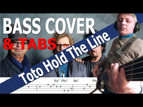 Toto - Hold The Line (Bass Cover) + TABS