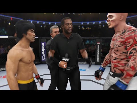 Bruce Lee vs. Evil Skull (EA Sports UFC 3) - Crazy UFC 👊🤪